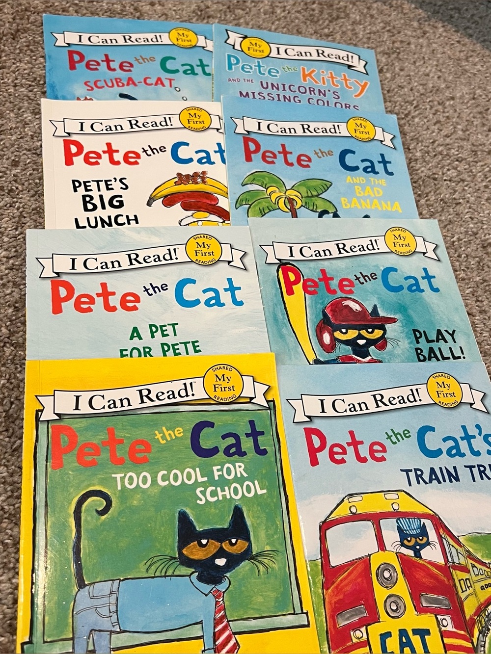 Pete the Cat Children's Book Bundle - I can Read! My 1st Reading